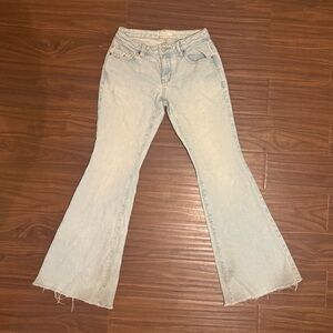 PacSun Light Wash low rise Flare Jeans 26